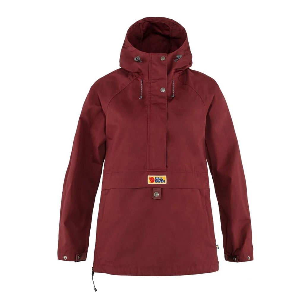 Fjallraven Burgundy Anorak Jacket